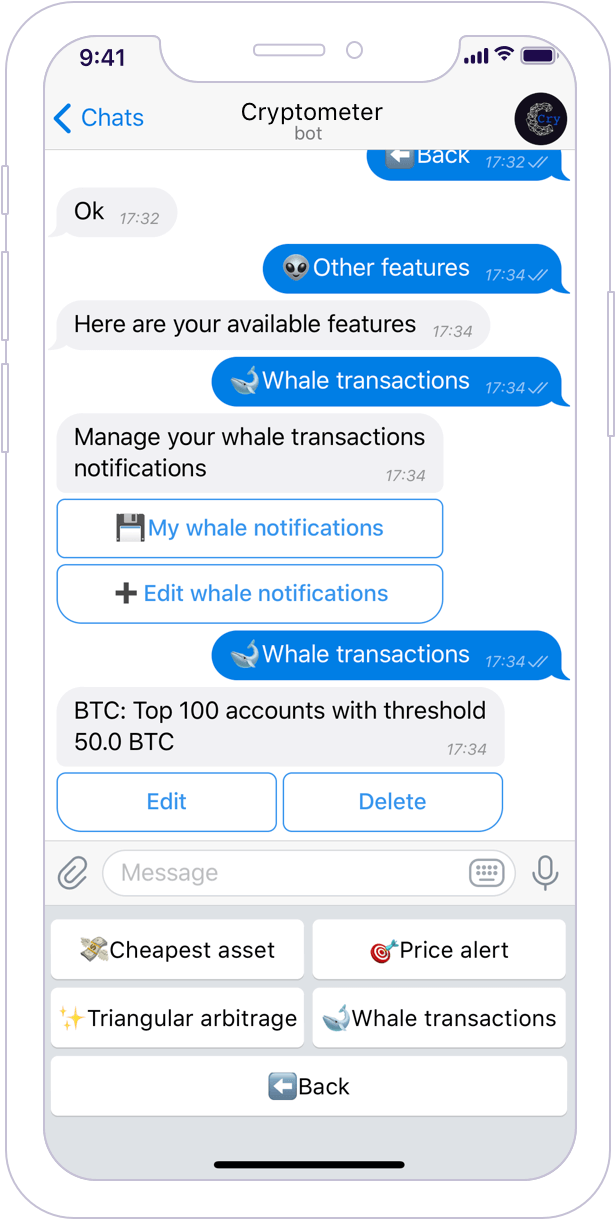 Сryptocurrency whale transactions